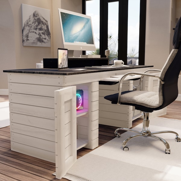 Plans de bureau d'ordinateur DIY