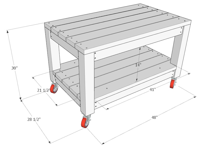 PDF Download, DIY plans: kitchen island rolling grill and barbecue table image 8