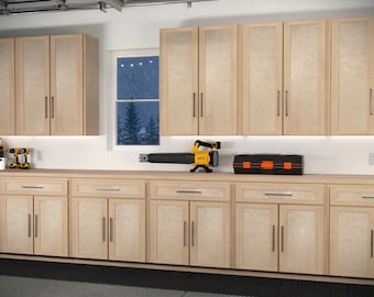 Digital Download: DIY Wall and Base Cabinet Plans for Kitchen & Garage, Customizable Storage, Soft-Close Hinges, Easy-to-Follow Guide