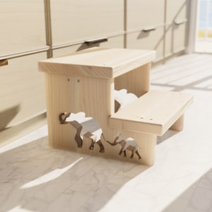 PDF Download, DIY Toddler Step Stool plans