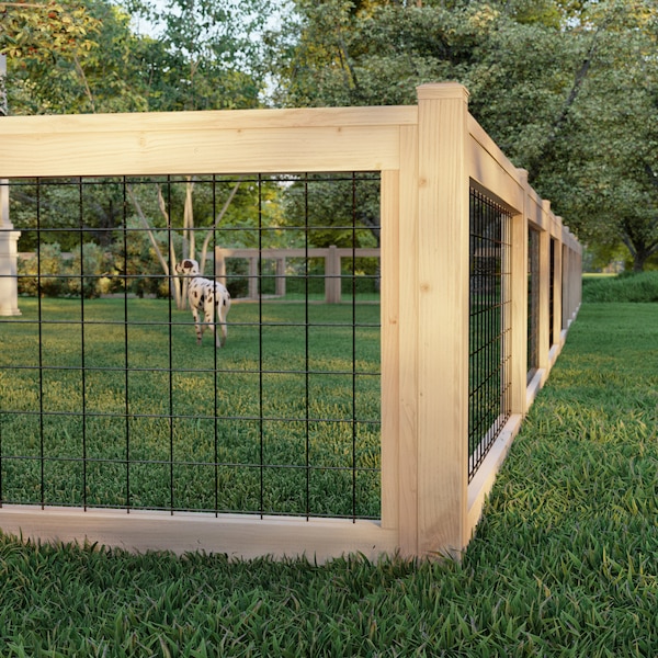 PDF Download, DIY Plan: Fence featuring metal railing panels