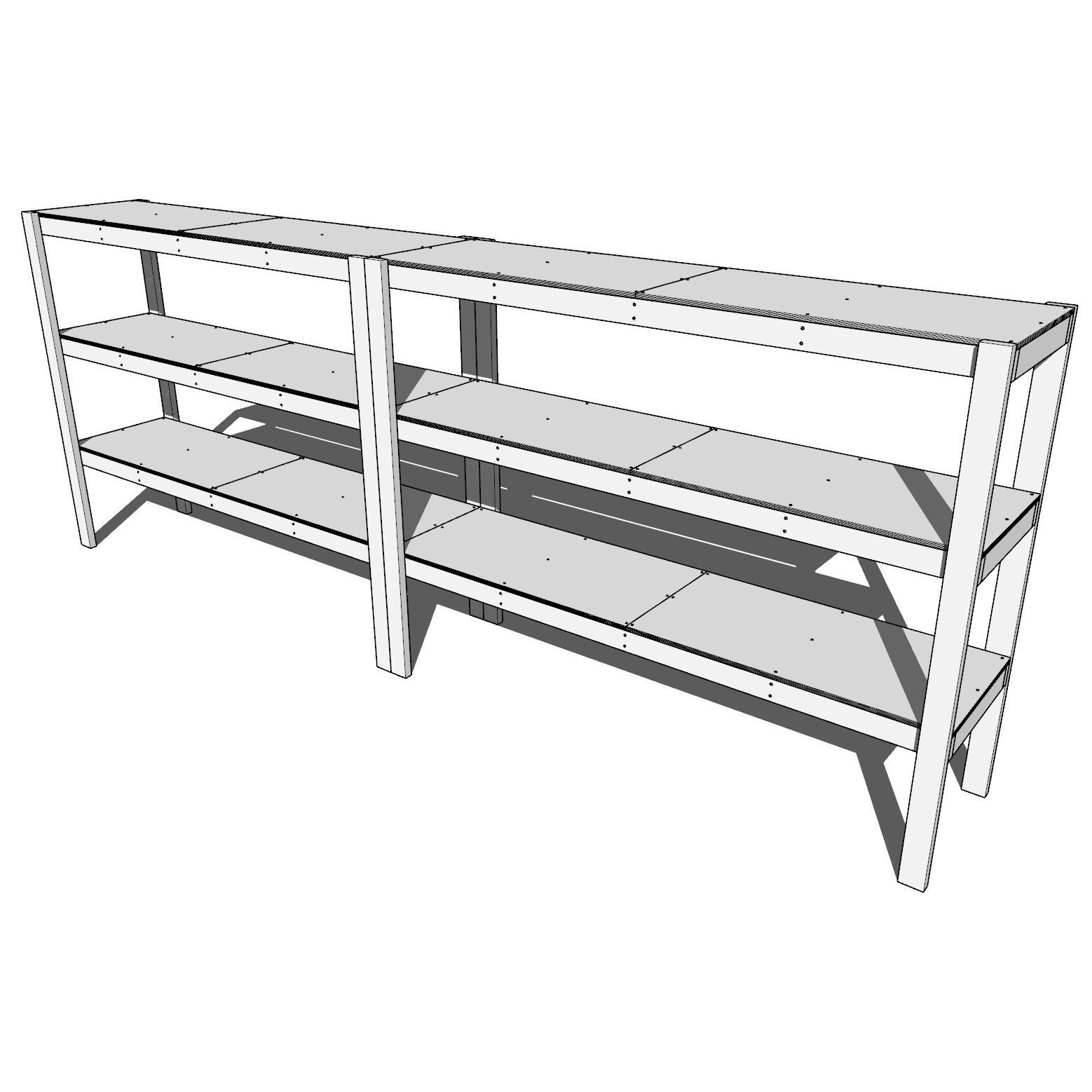 DIY Garage Shelves Plans Easy Neat and Functional Etsy