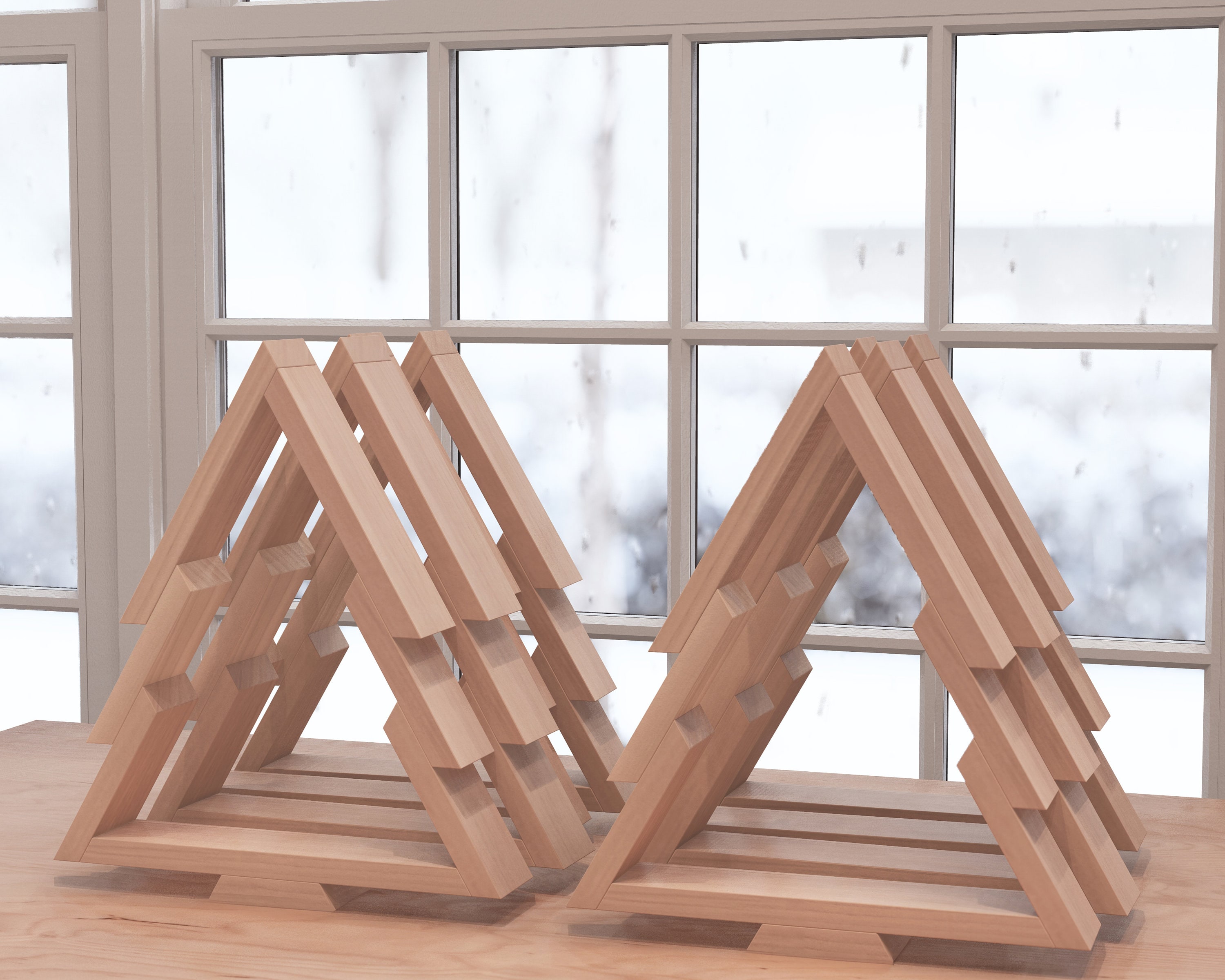 Christmas Tree Decor Plan, 1x3 Lumber, PDF Download - Etsy