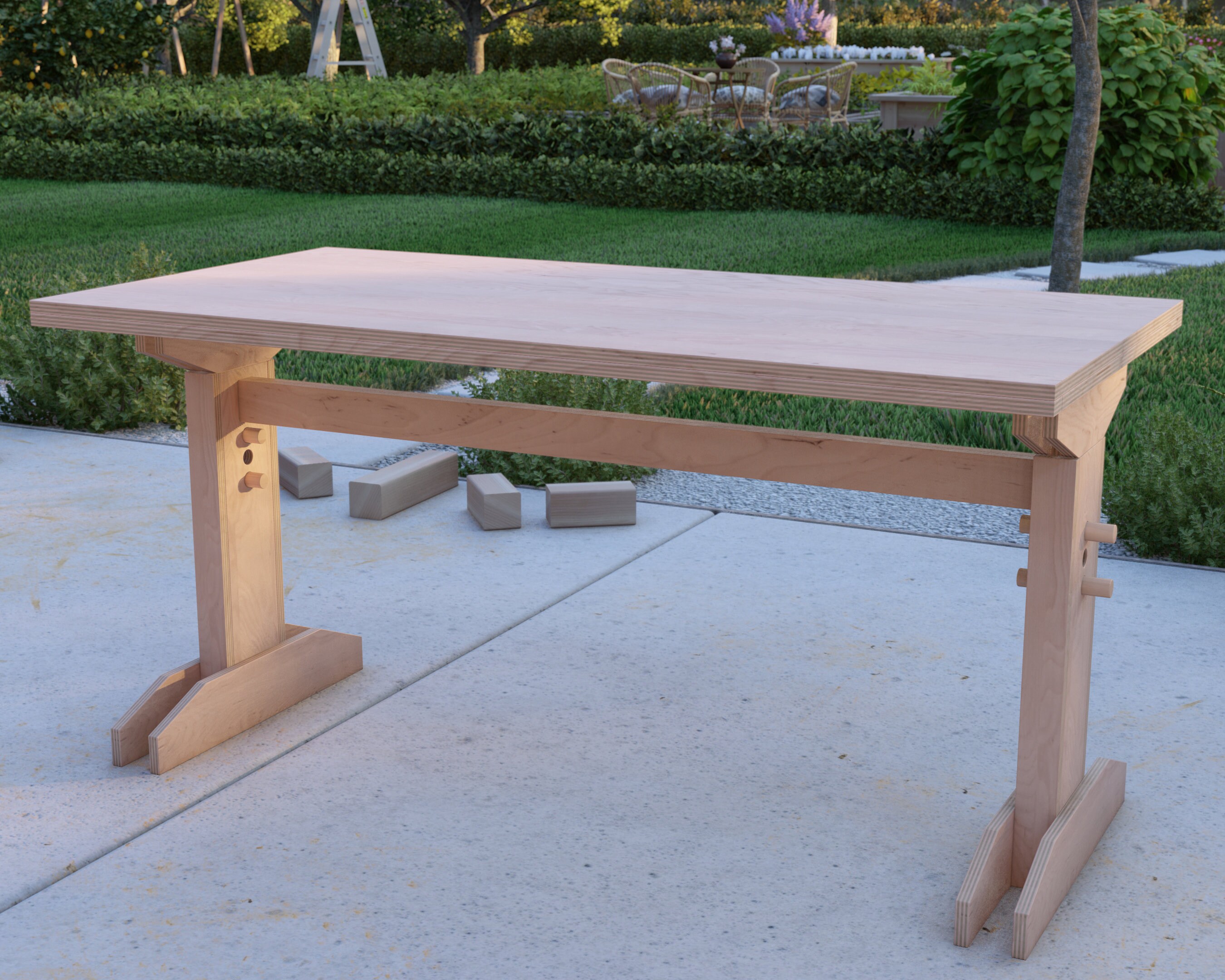 Sit-to-stand Desk DIY Guide, PDF Download, DIY Adjustable Desk Plan ...