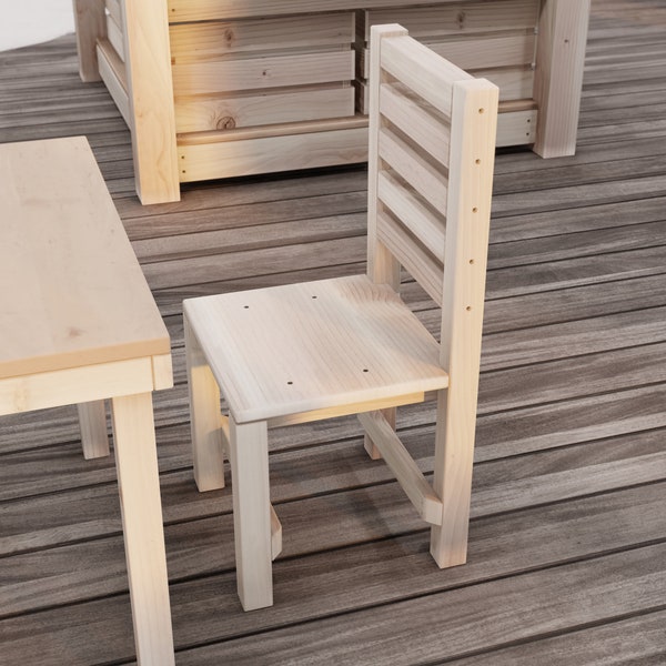 PDF Download, DIY plan for Montessori chair