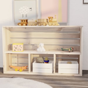 PDF Download, DIY plan: Storage and activity shelf