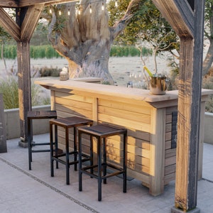 PDF Download, DIY Outdoor bar plans image 5