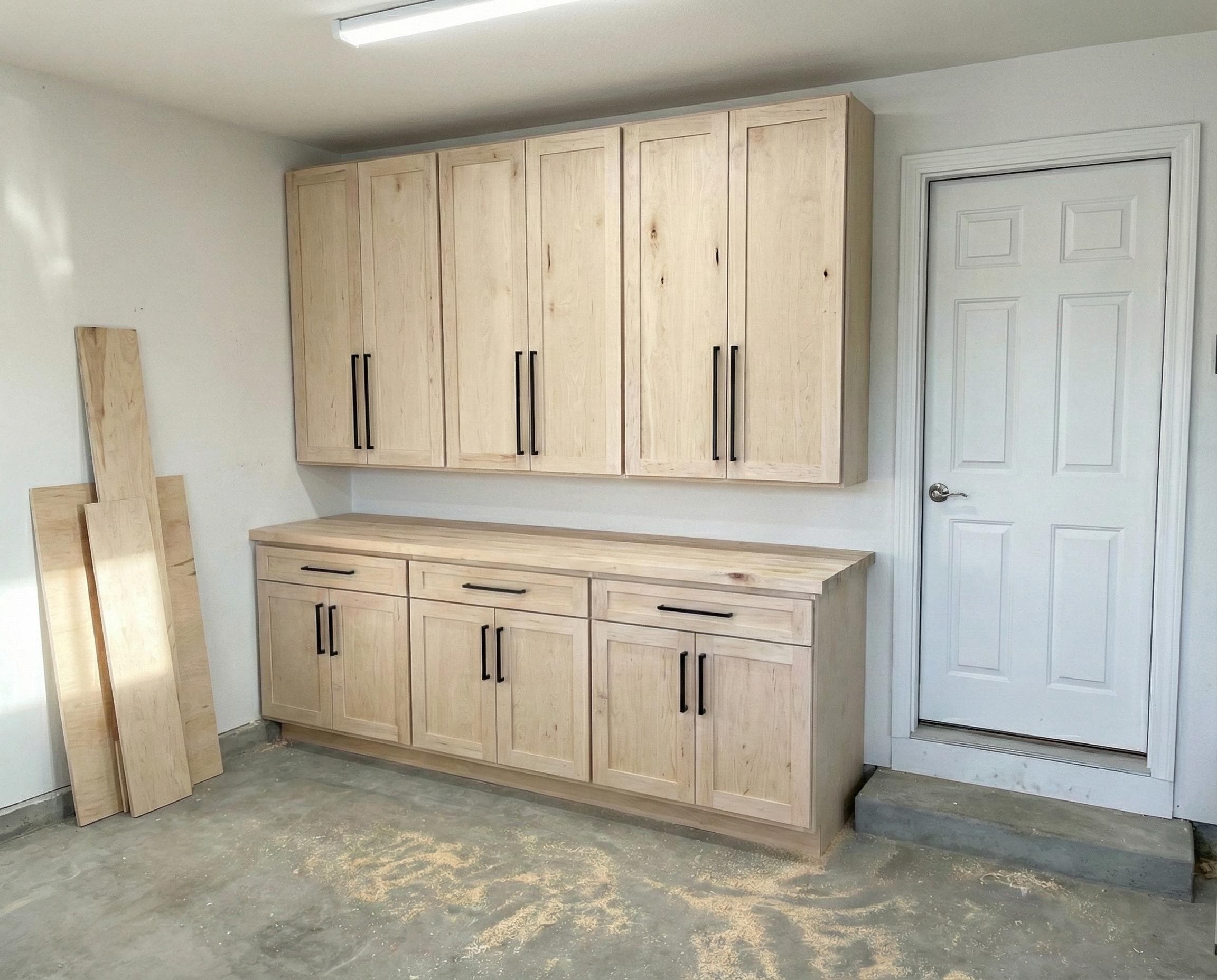 DIY Garage Wall and Base Cabinets Plan PDF: Shaker Doors, Step-by-step ...