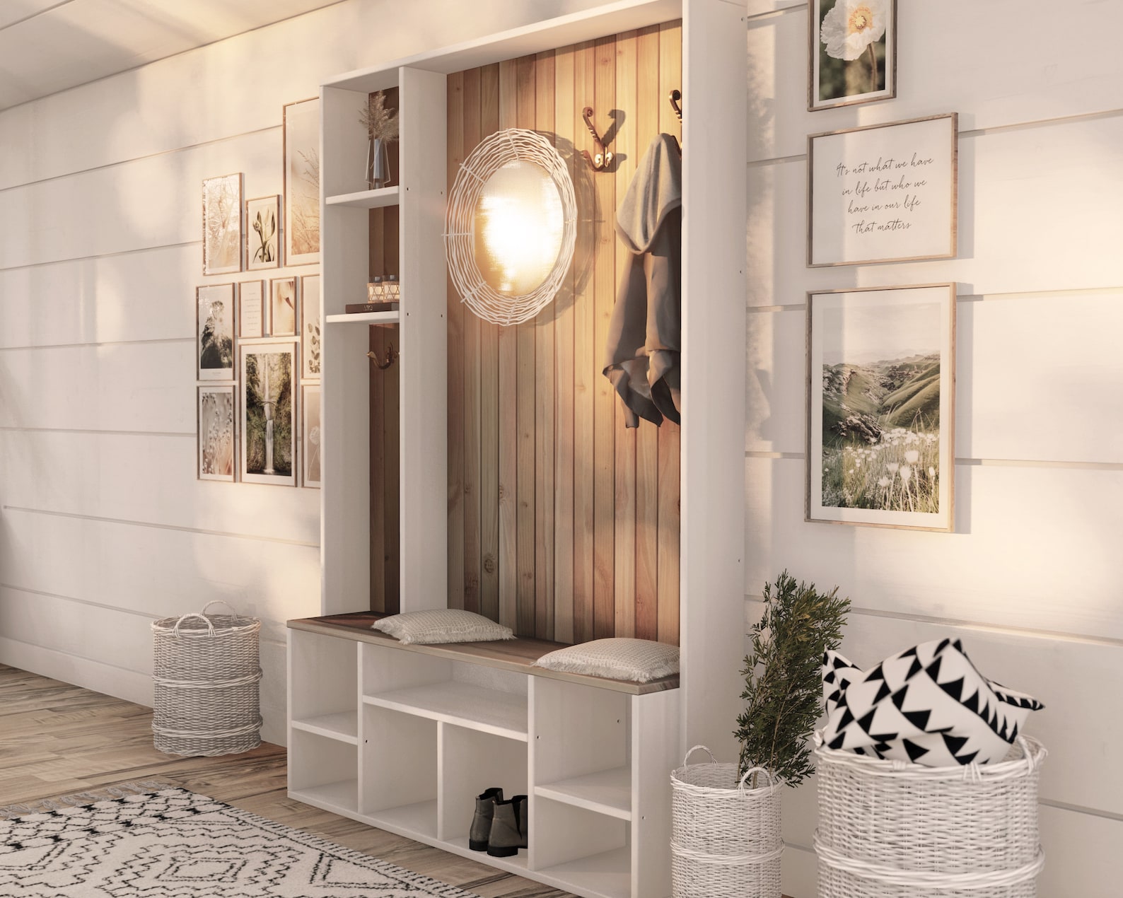 DIY Plan Mudroom Bench With Cubbies and Hall Tree Bench Etsy Canada