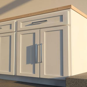 Digital Download: DIY Base Cabinet Plans for Kitchen & Garage, Customizable Storage, Soft-Close Hinges, Easy-to-Follow Guide, beginner guide