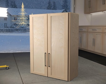Digital Download: DIY Wall Cabinet Plans for Kitchen & Garage, Customizable Storage, Soft-Close Hinges, Easy-to-Follow Guide, beginner guide