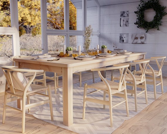 Easy Full Size Dining Table DIY Plan Etsy