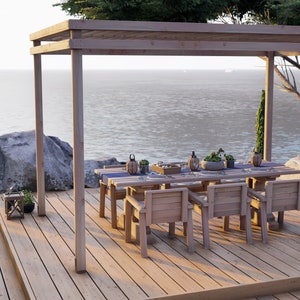 PDF Download, DIY full size table and chair plans