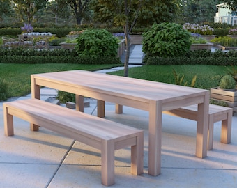 PDF Download, DIY dinning table and bench plan, DIY bench plan, table plan