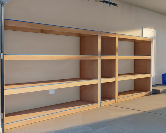 ガレージ棚の設計図、2x4と合板、PDFダウンロード - Etsy 日本
