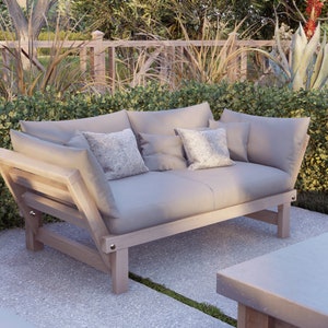 PDF Download, DIY plan Outdoor Daybed, Sofa, Futon