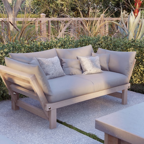 DIY Outdoor Sofa Mr. Build It Build Plans Etsy Canada