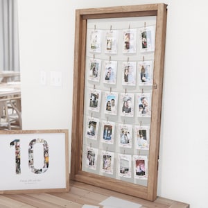 PDF Download, DIY plan for wooden photo and memo board, Wooden display picture holder