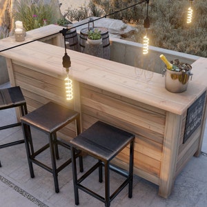 PDF Download, DIY Outdoor bar plans image 4