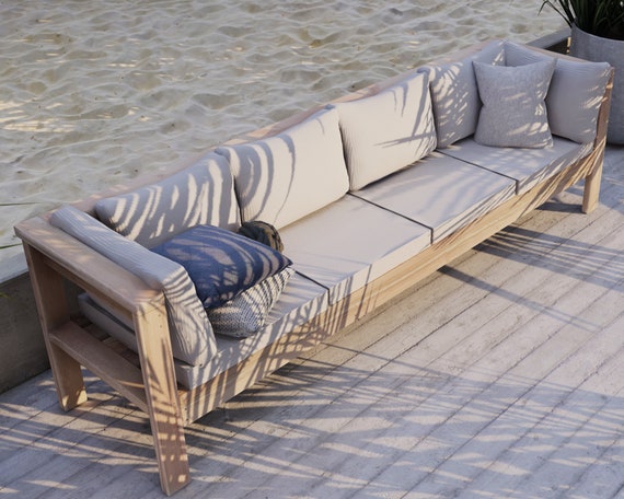 PDF Download DIY Plans Outdoor Patio Bench 103 in Long Etsy