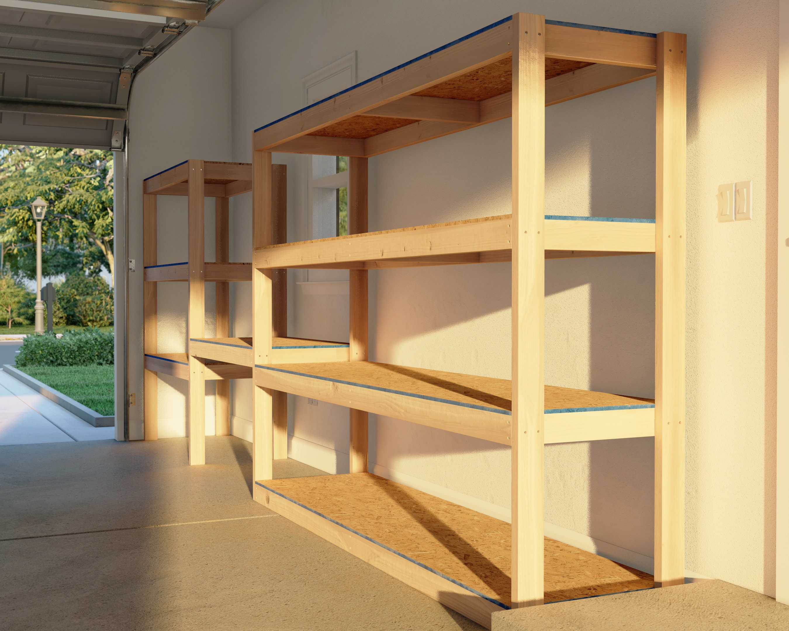 How to Build Your Own Garage Shelves