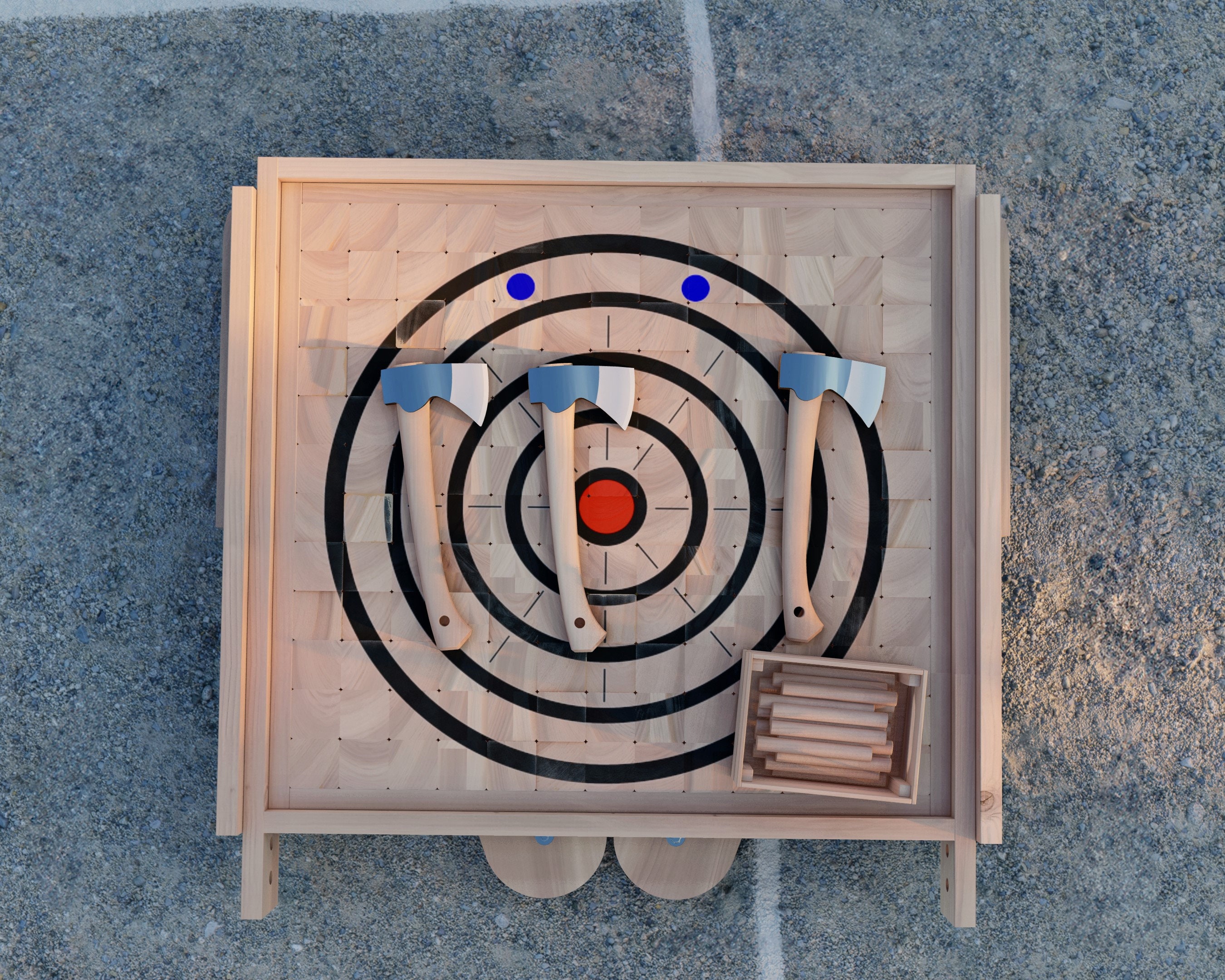 Axe Throwing Target Plan, Foldable Heavy Duty XL, PDF Download - Etsy