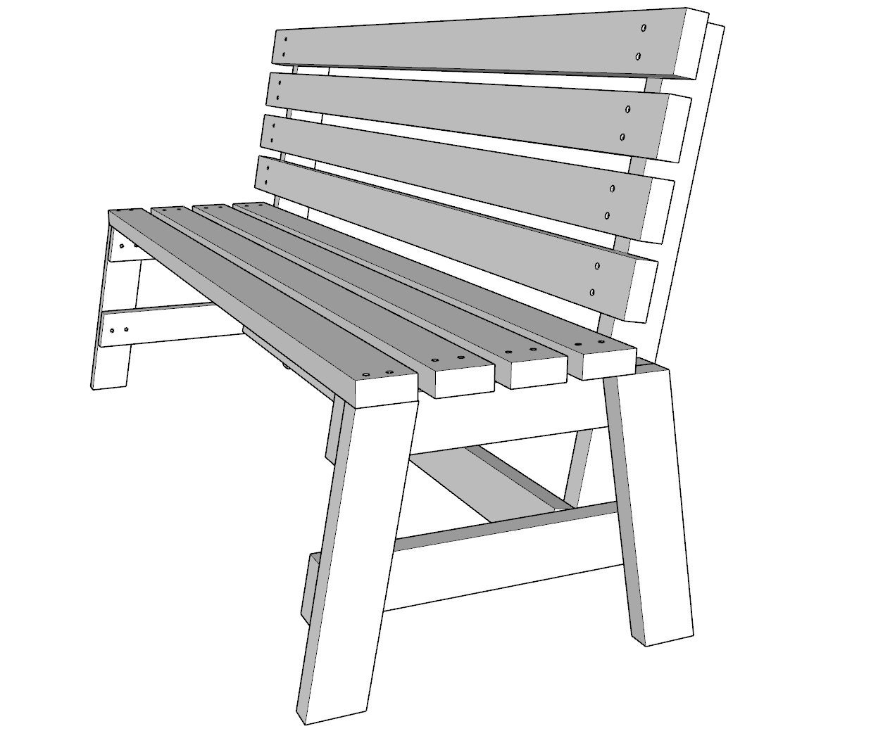 Panchine da giardino fai da te - Design Miss