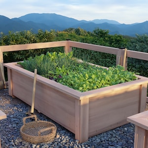 PDF Download, DIY Holz Pflanzkasten Pläne, Gartenbeet Baupläne, Outdoor Pflanzkasten Holzbearbeitungspläne