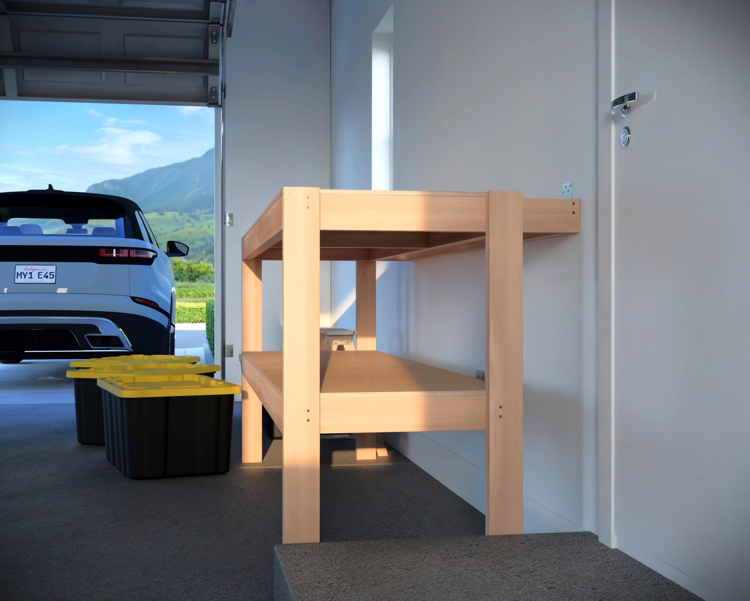 Digital Download, DIY Garage Shelving Plans, Fits 27-gallon Totes, 4 ...