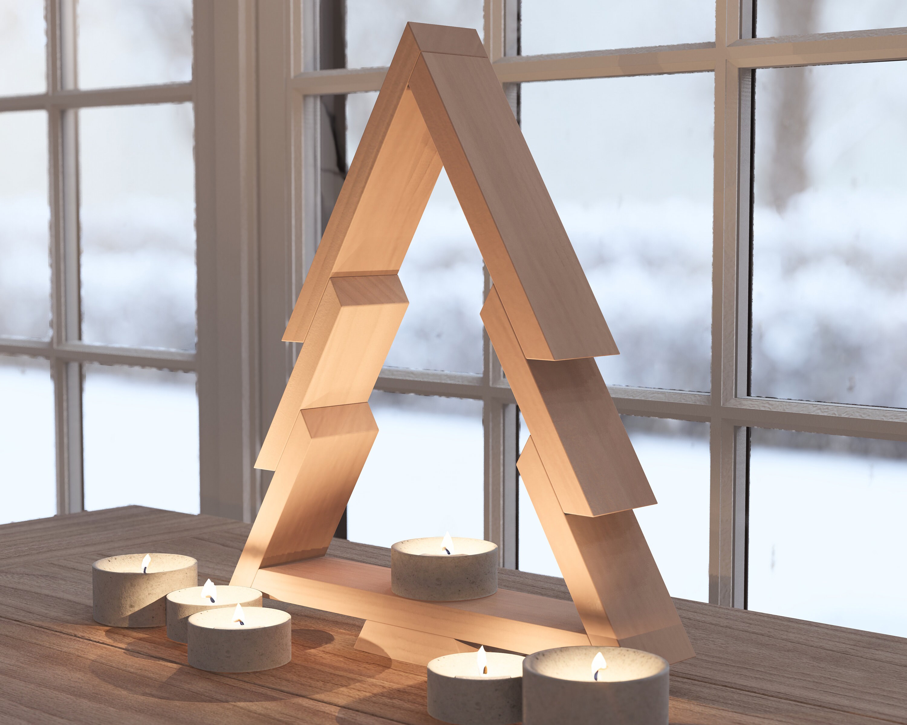 Christmas Tree Decor Plan, 1x3 Lumber, PDF Download - Etsy