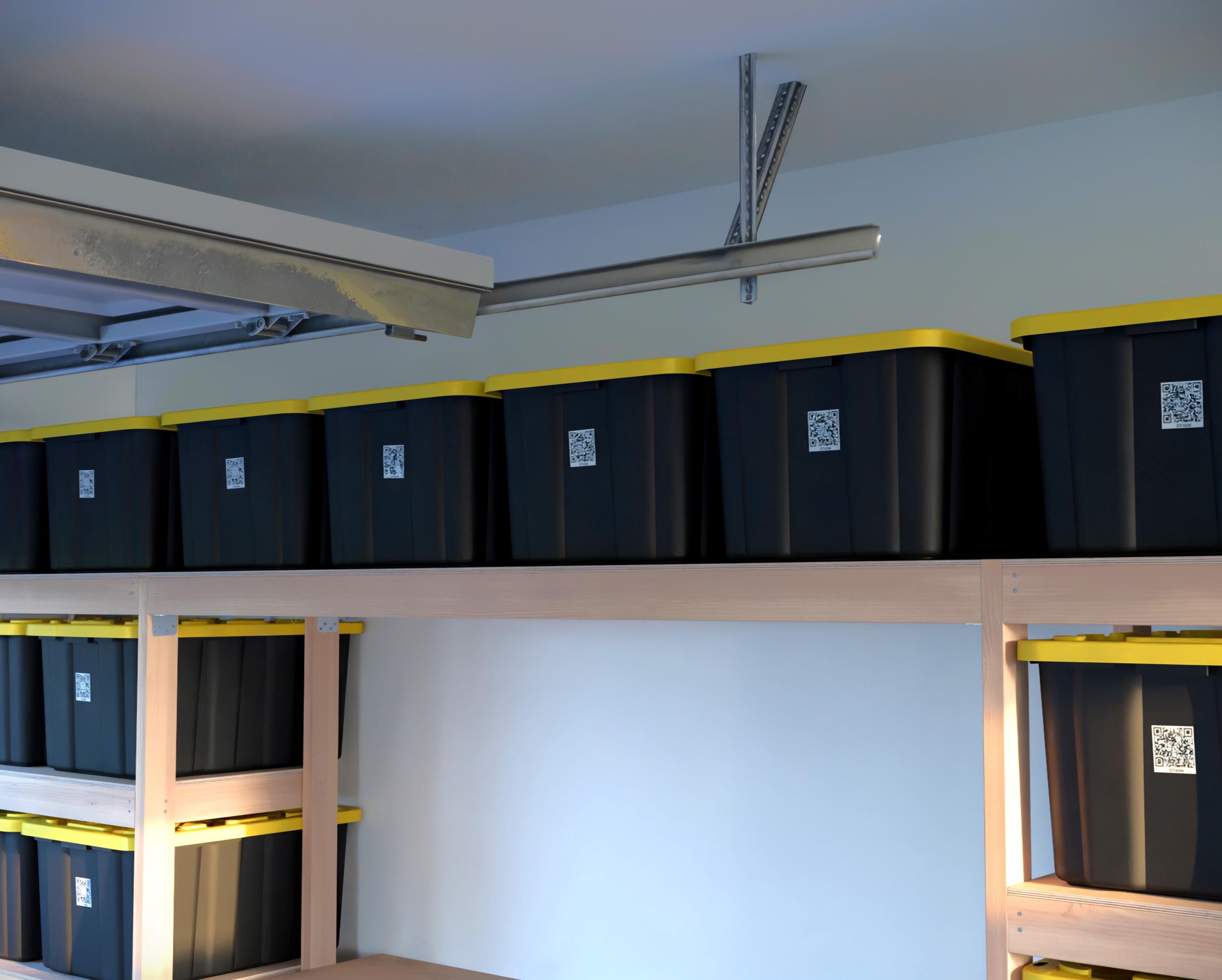 Digital Download, DIY Garage Shelving Plans, Fits 27-gallon Totes, 4 ...