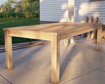 Dining Table Plan, Full Size, PDF Download