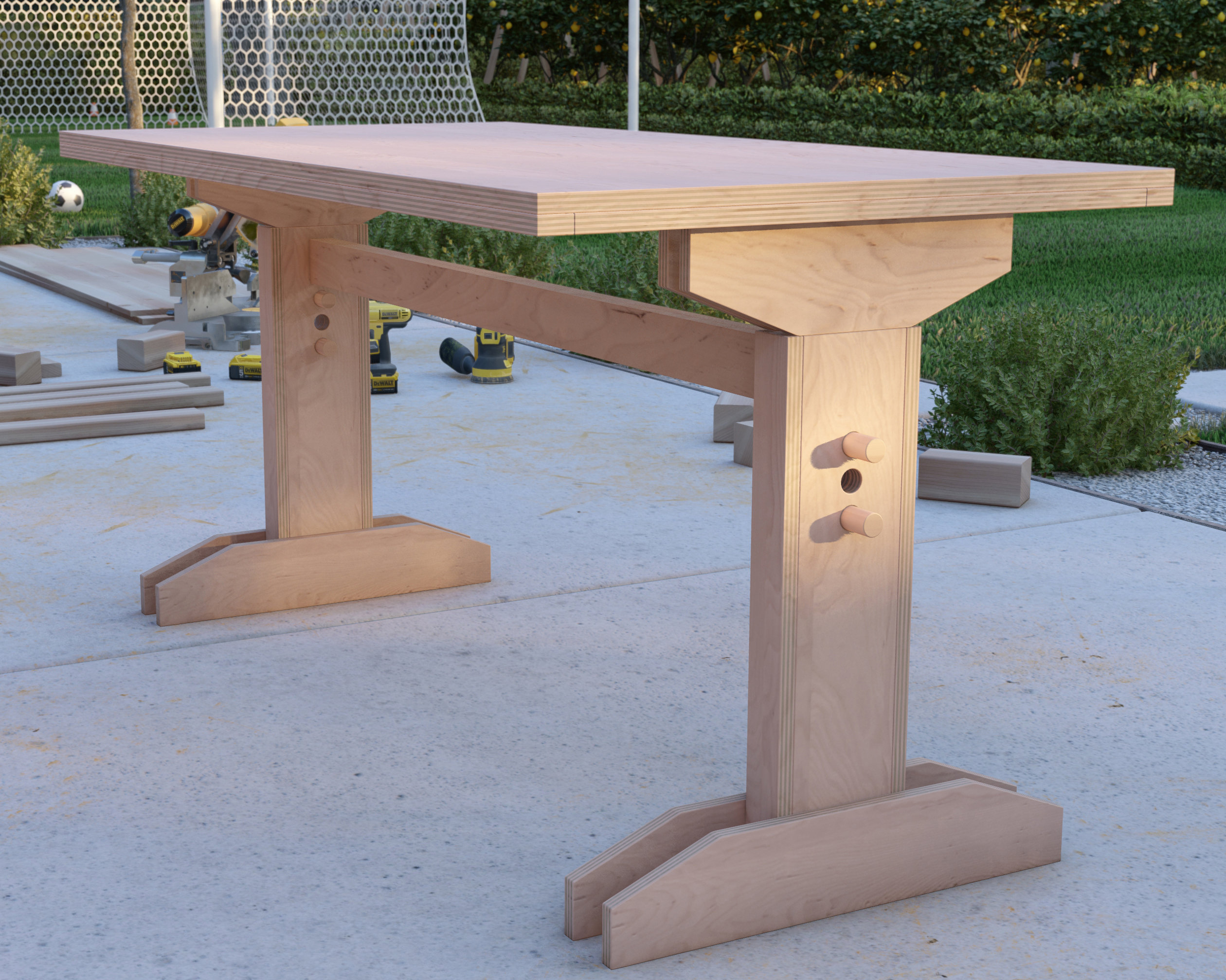 Sit-to-stand Desk DIY Guide, PDF Download, DIY Adjustable Desk Plan ...