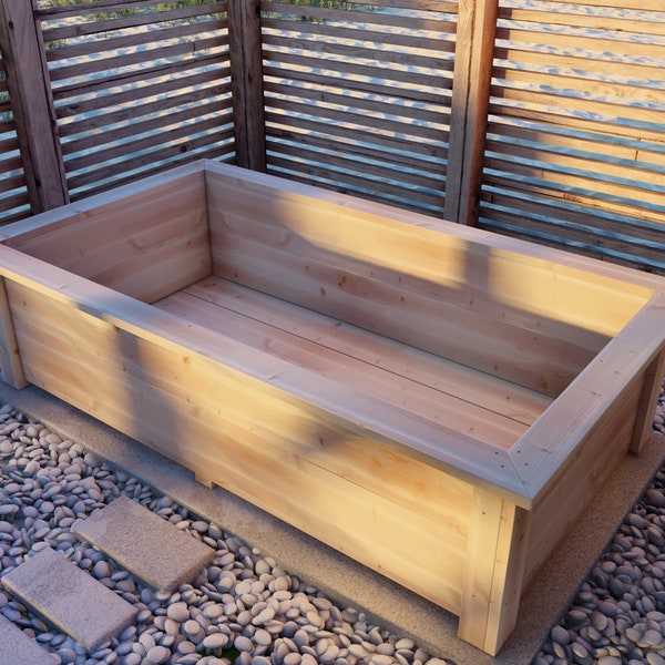 Planter Box Plan 8x4 ft, Heavy Duty, PDF Download