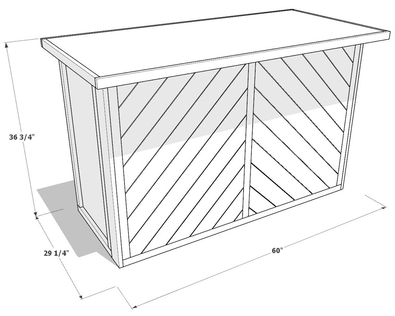 PDF Download: DIY Folding Coffee Bar Plan, Collapsible Event Bar, Food ...
