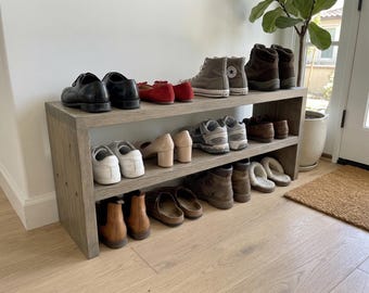 DIY Holz Schuhregal Plan PDF: 2x30 cm Holz, ein Board Build