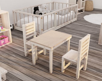 Montessori avvänjningsbordsplan, 18x24 topp, PDF-nedladdning