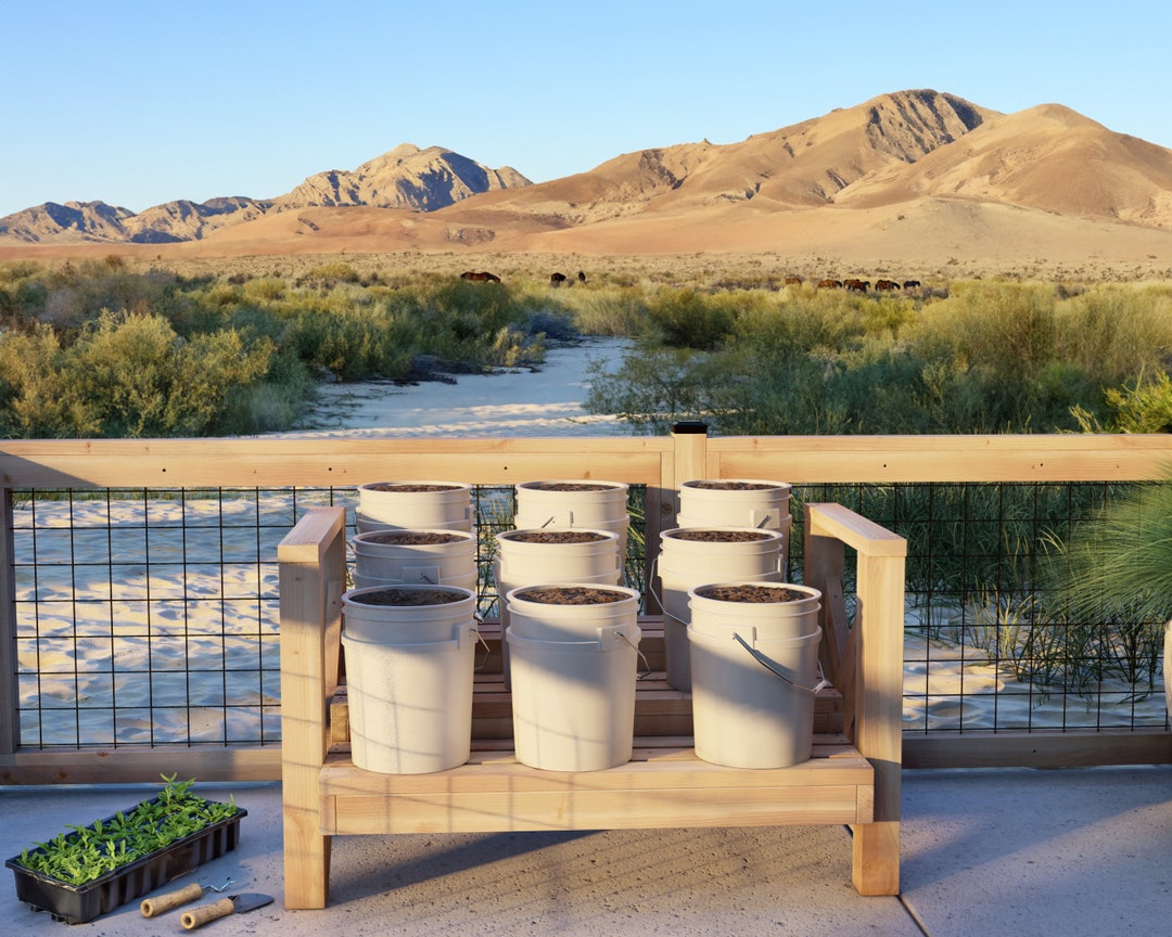 DIY 5gallon Bucket Garden Stand Plan, PDF Download, Easy Stepbystep Woodworking Guide Etsy