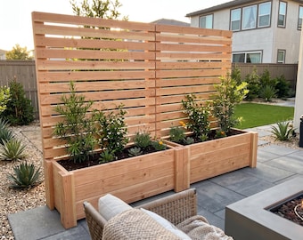 DIY Outdoor Sichtschutz-Plan PDF: Pflanzkasten Basis, Terrasse Design ohne Ausgrabung