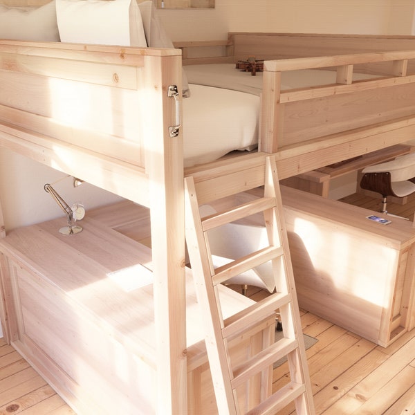 Queen Loft Bed Etsy