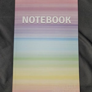 Rainbow 6&quot; x 9&quot; Notebook - College Ruled
