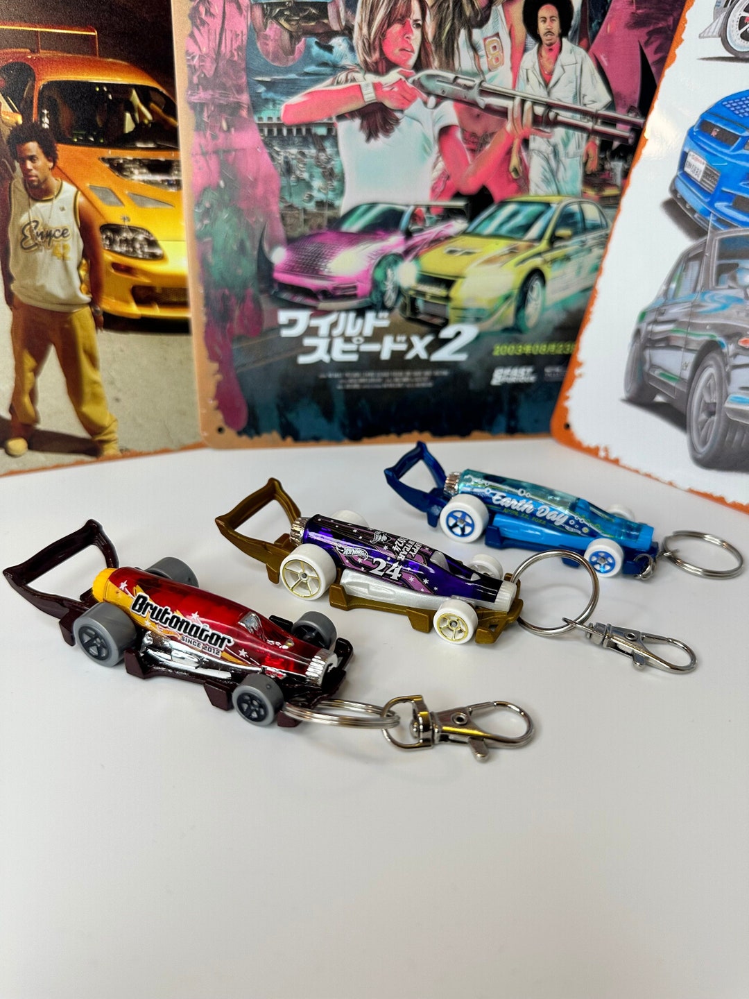 Bottle Opener Hot Wheels Key Chain Carbonator Brutonator / Hotwheels