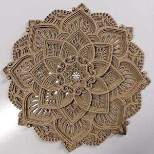 Mandala Wall Art - 6 Layers SVG Laser Cut File