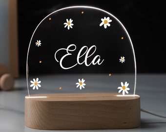 Personalized night lamp, baby gift, christening gift, children's room, birthday gift, bedside lamp, personalized gift