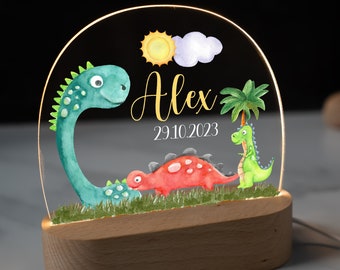 Personalisierte Nachtlampe aus Acryl, Babygeschenk Geburt, Taufgeschenk, Kinderzimmer, Geburtstagsgeschenk, Nachttischlampe, baby geschenk