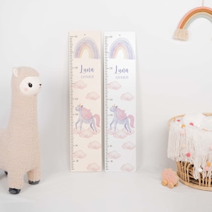 Misurino personalizzato per bambini - fatto a mano in legno, regalo per battesimo, misurino personalizzato, regalo di nascita