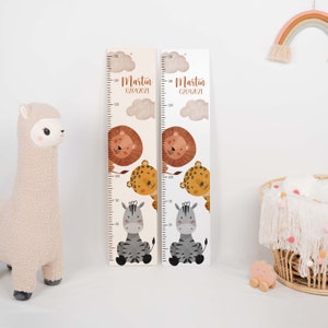 Misurino personalizzato per bambini - fatto a mano in legno, regalo per battesimo, misurino personalizzato, regalo di nascita