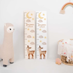 Misurino personalizzato per bambini - fatto a mano in legno, regalo per battesimo, misurino personalizzato, regalo di nascita