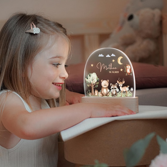 Quaintir Dochtergeschenken, dochtergeschenken van mama papa, aan mijn dochter acryl nachtlamp, Moederdag afstuderen bruiloft Kerstmis Valentijnsdag