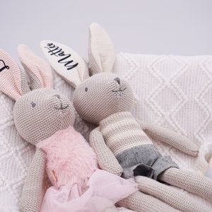 Personalisiertes Kuscheltier als perfektes, Süßes Geschenk, Taufgeschenk, Kinderzimmer, Geburtstagsgeschenk, , Geschenk Geburt, Baby Mädchen Bild 3